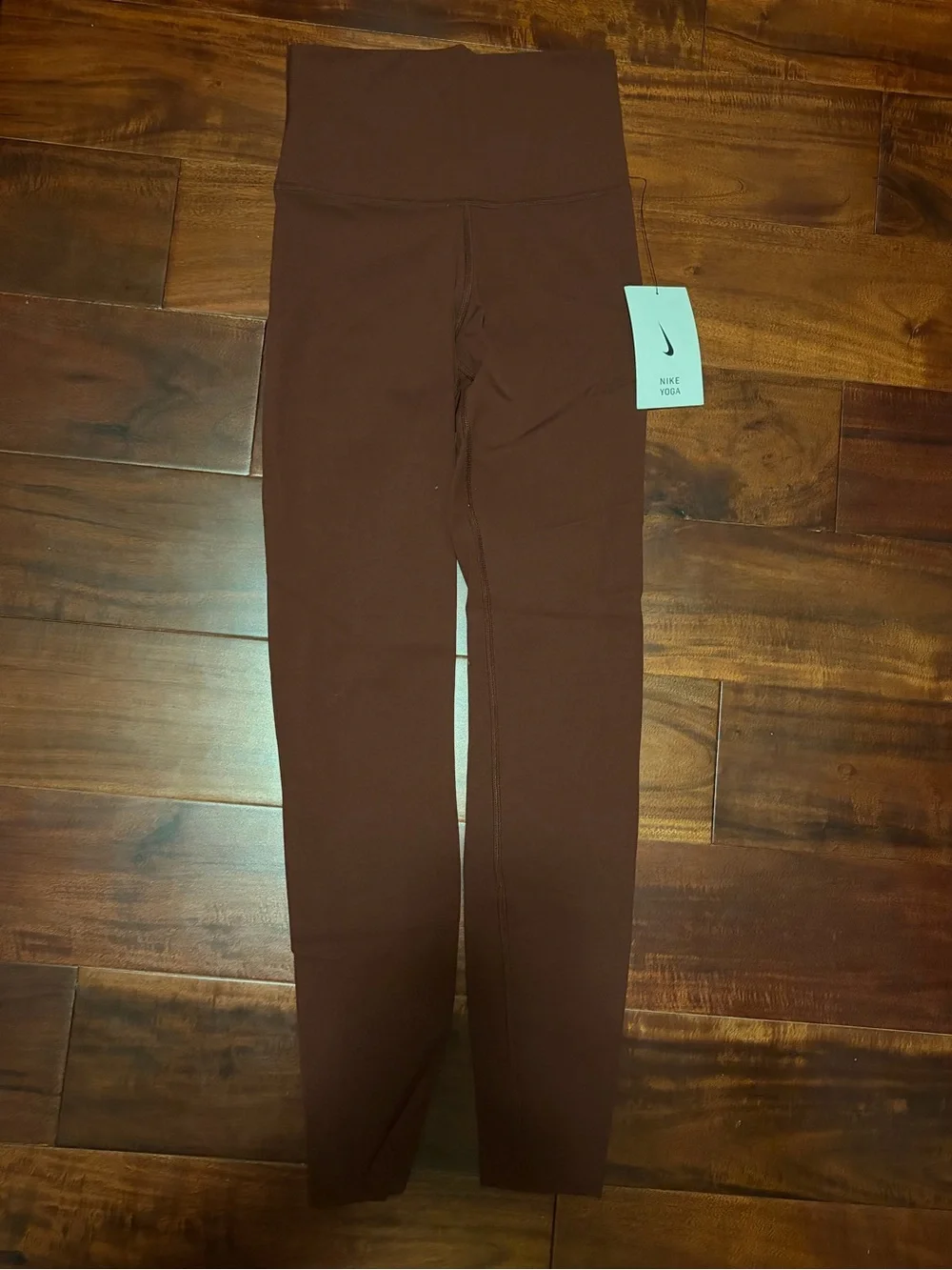 Nike Women's High-Rise Leggings in Dark Red/ Brown